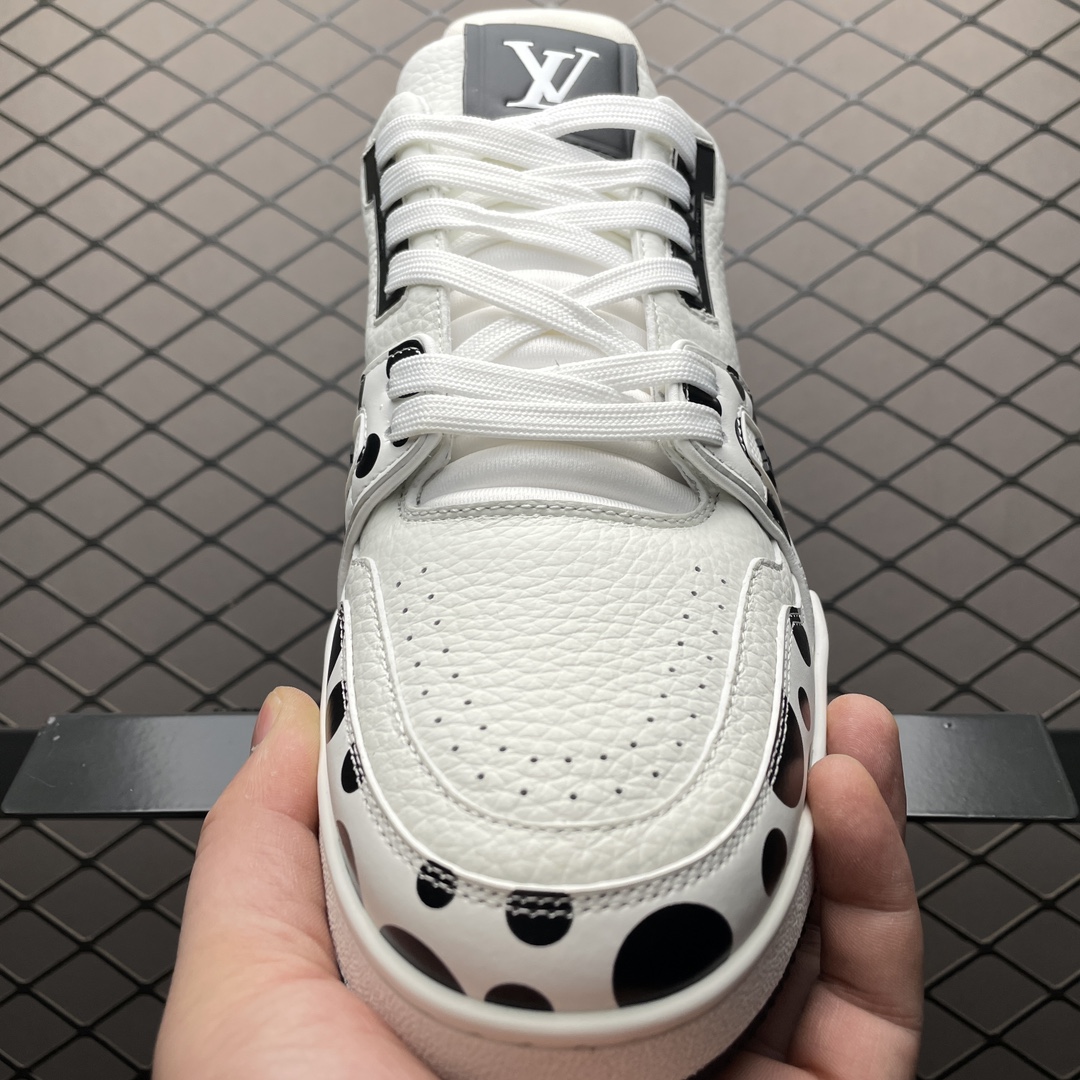Replica Louis Vuitton Shoe Yayoi Kusama x Louis Vuitton LV Trainer Size 38-46