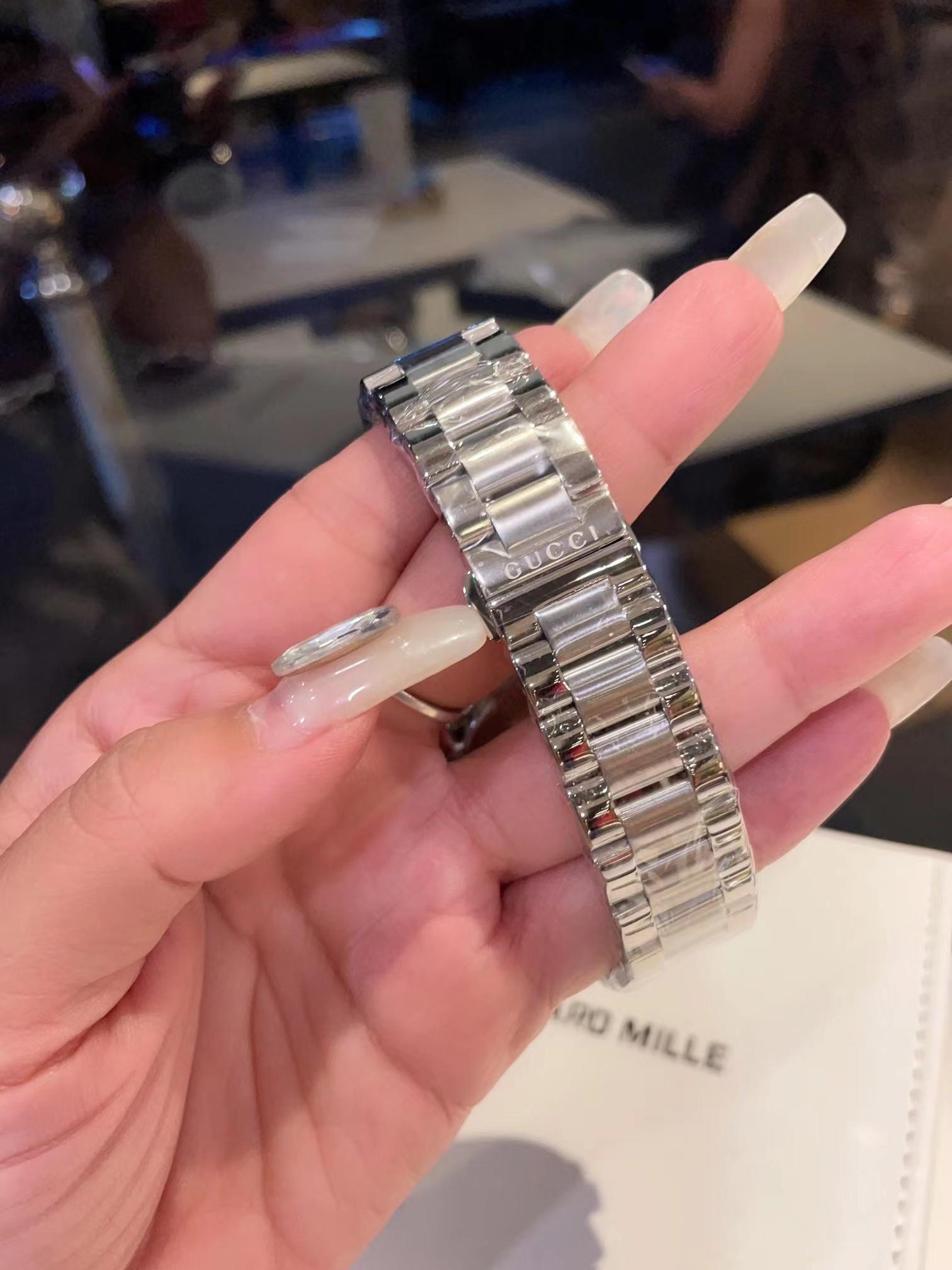 Replica Gucci 904l Stainless Steel Quartz Watch 43MM