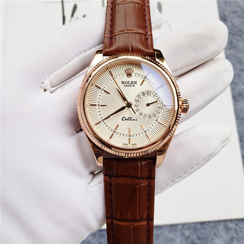 Replica Rolex Cellini 904l Stainless Steel Automatic Mechanical Watch 40mm