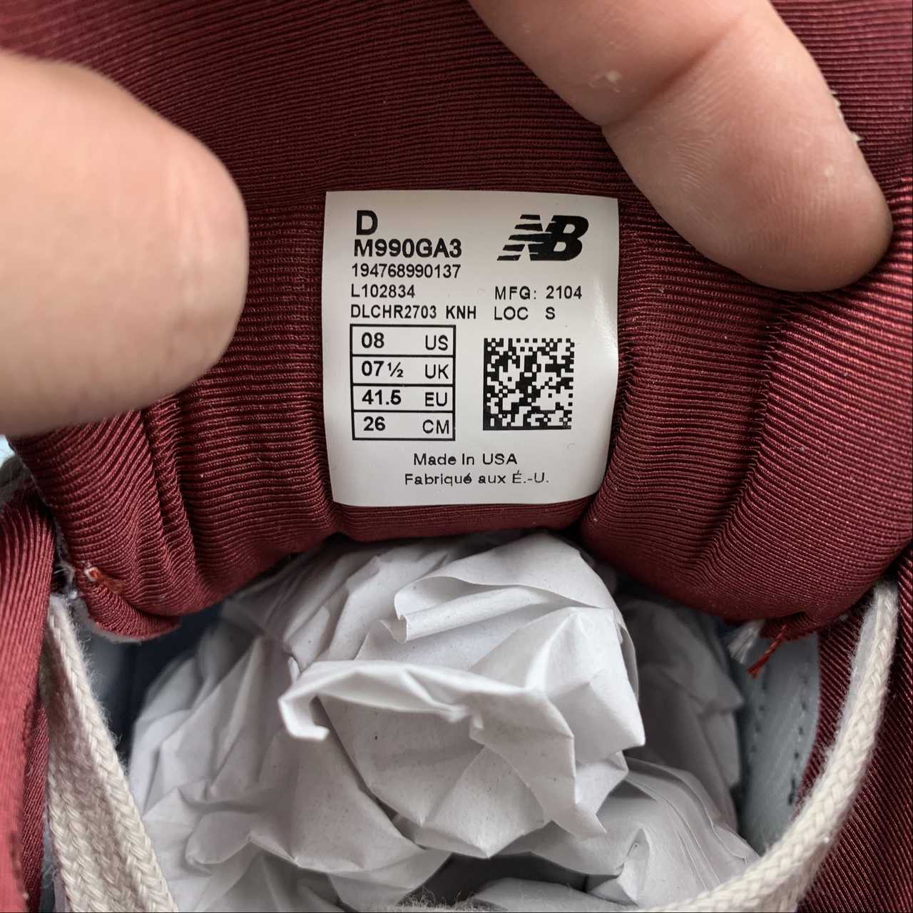 Replica New Balance Shoe New Balance NB990 M990GA3 36-46