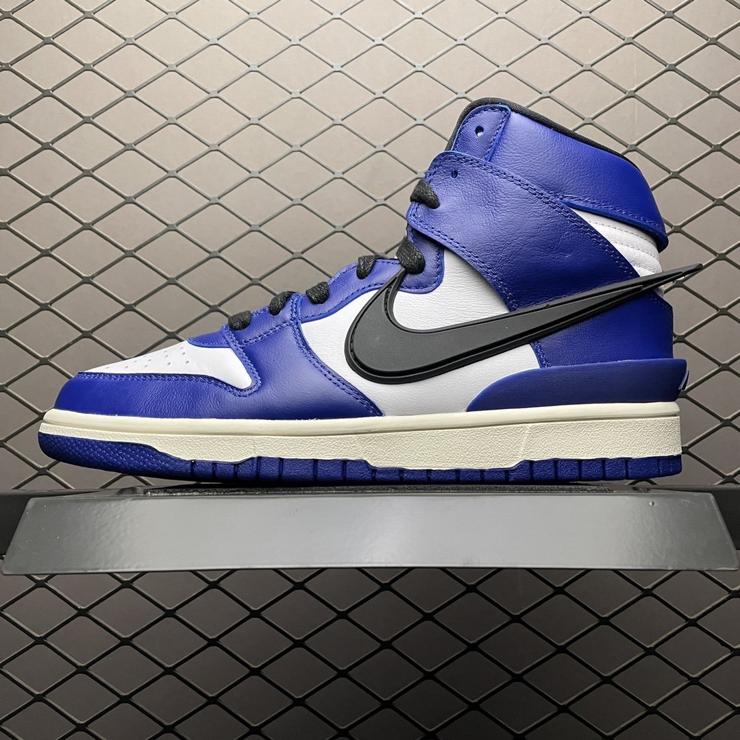 Replica Nike Dunk SB Shoe AMBUSH x Nike Dunk High Deep RayalCU7544-400 Size 36-47