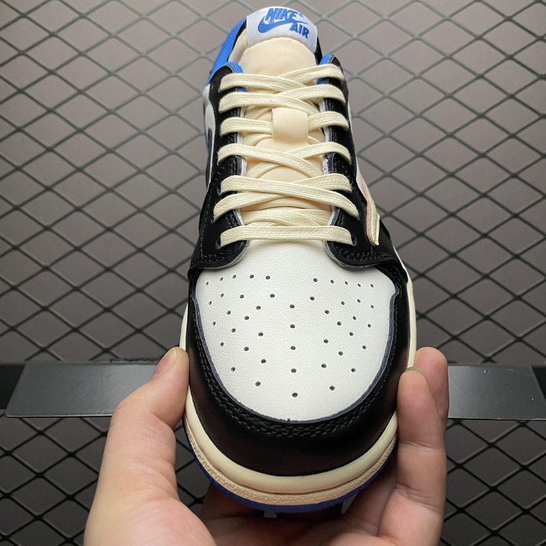 Replica Travis Scott Shoe Travis Scott x Air Jordan 1 Military Blue DM7866-140 40-47