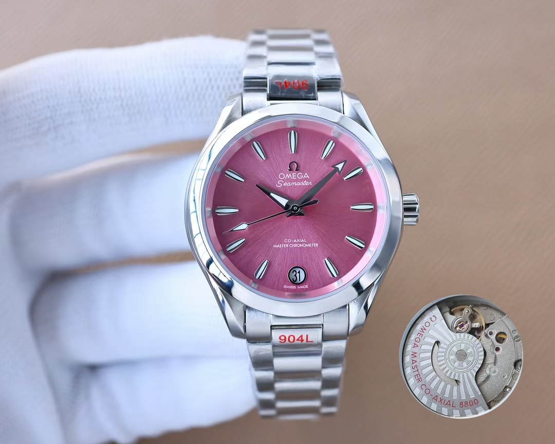 Replica OMEGA Seamaster 904l Stainless Steel Automatic Mechanical Watch 34MM
