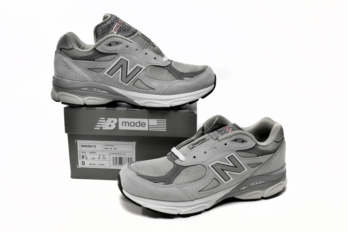 Replica New Balance Shoe M990GY3 New Balance 990v3 Grey