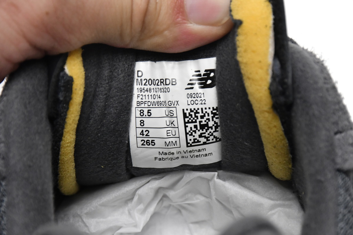 Replica New Balance Shoe M2002RDB New Balance 2002R Phantom Black