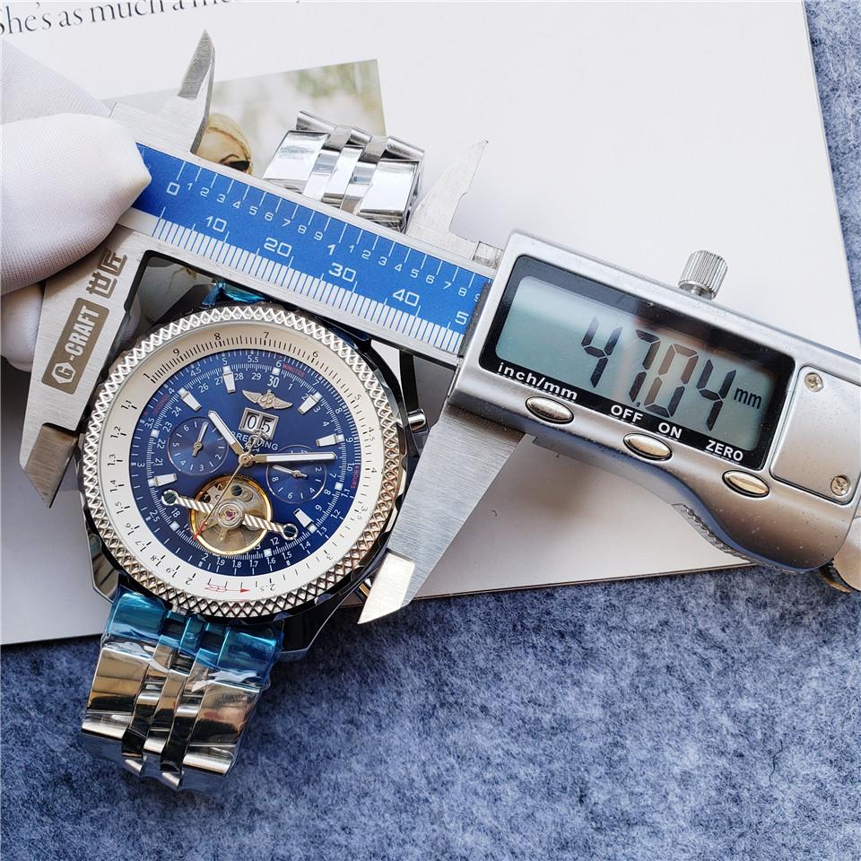 Replica BREITLING 904l Stainless Steel Automatic Machine Watch 46MM