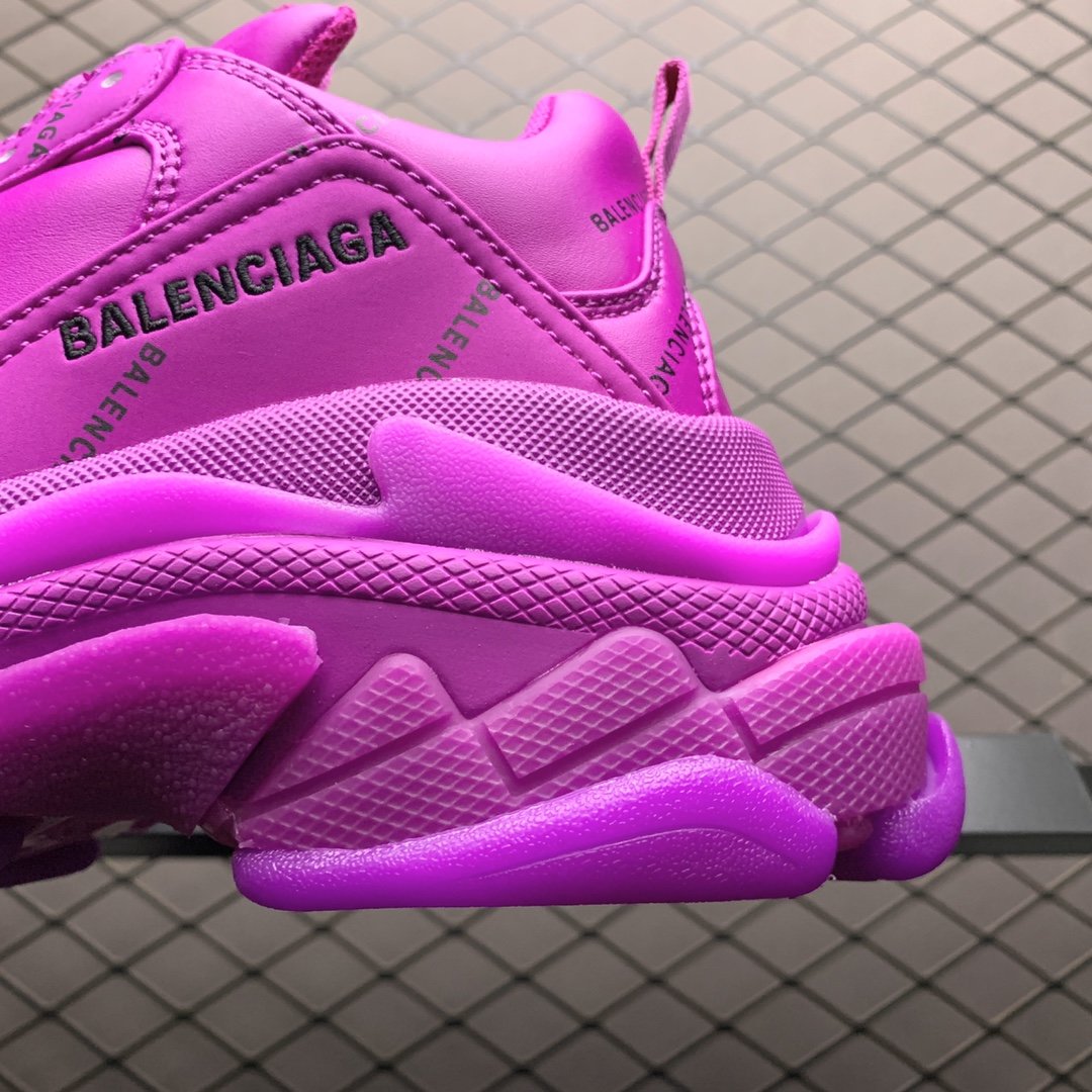 Replica Balenciaga Shoe Balenciaga Triple S Purple 35-45