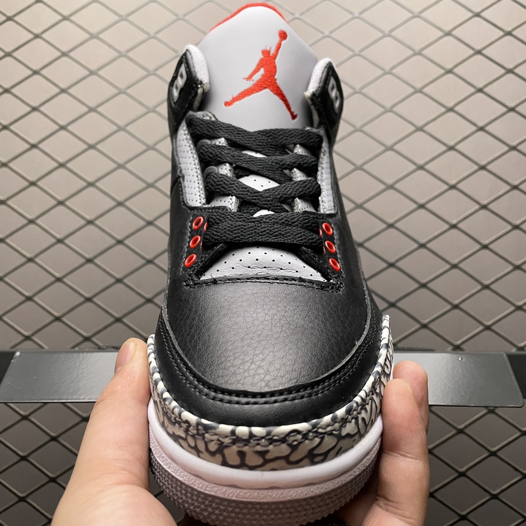 Replica Air Jordan Shoe Air Jordan 3 Black Cement AJ3 854262-001 SIZE 40-46