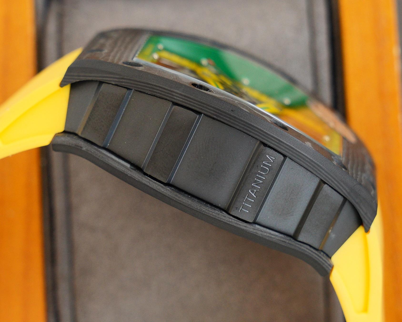 Replica Richard Mille Carbon Fiber Automatic Machine Watch 42MM