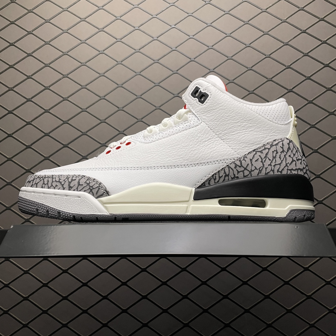 Replica Air Jordan Shoe Air Jordan 3 White Cement DN3707-100 Size 36-47.5