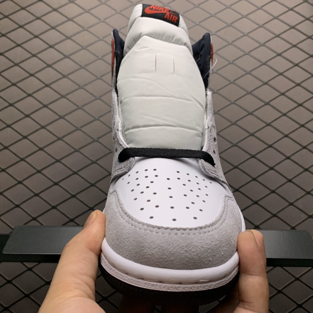 Replica Air Jordan Shoe Air Jordan 1 High Zoom Smoke Grey 555088-126 40-47