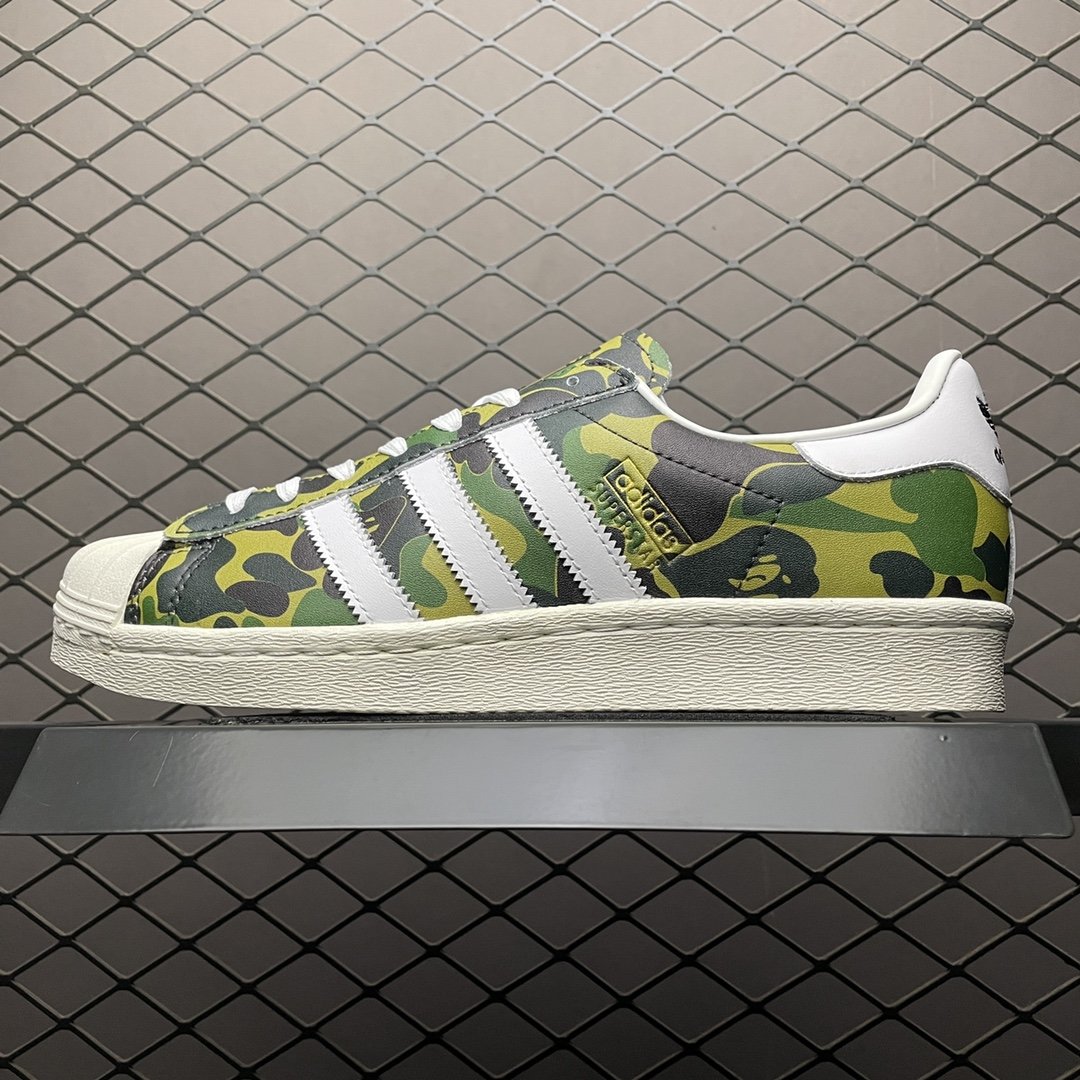 Replica Adidas Shoe Bape x Adidas Superstar GZ8981 SIZE 35-45