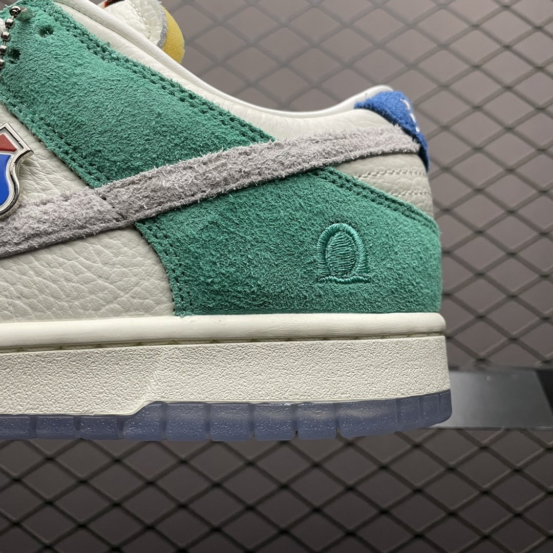 Replica Nike Dunk SB Shoe Kasina x NK Dunk Low Road Sign CZ6501-101 36-46