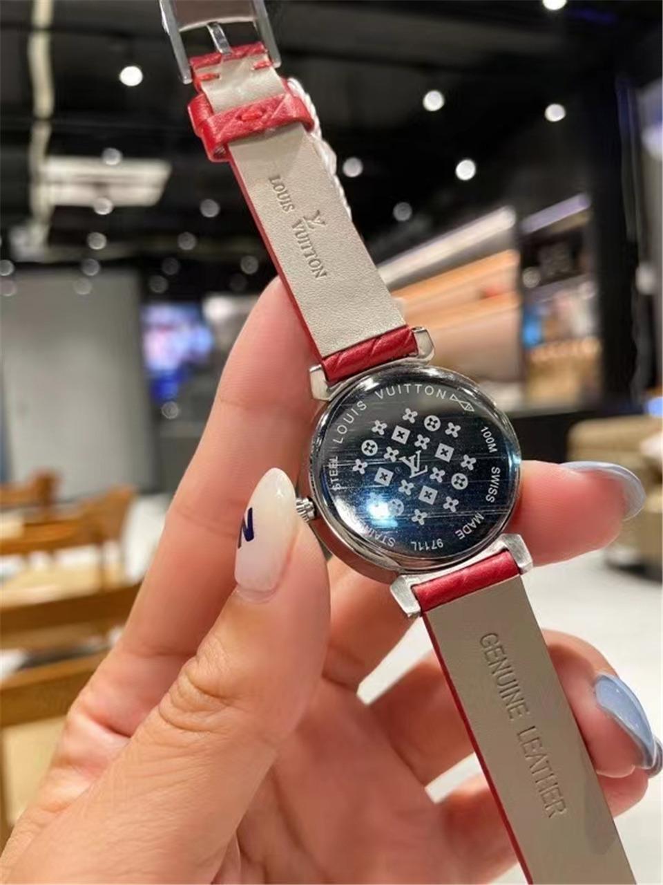 Replica LOUIS VUITTON LV 904l Stainless Steel Quartz Watch 36MM