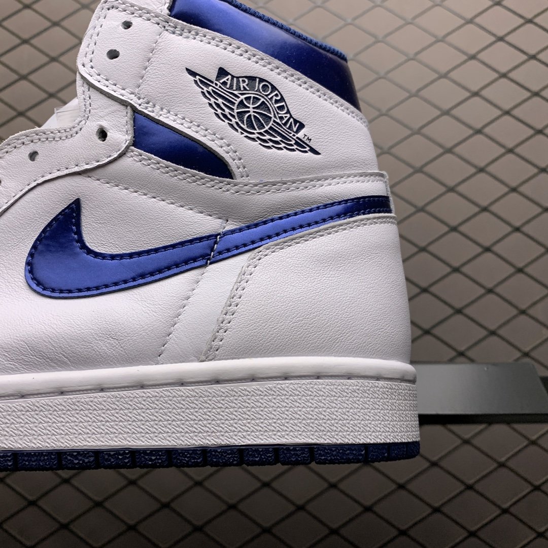 Replica Air Jordan Shoe Air Jordan 1 Retro Metallic Navy 555088-106 Size 40-46