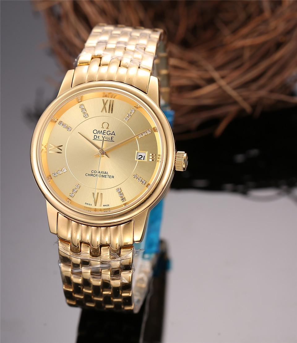 Replica OMEGA De Ville 904l Stainless Steel Automatic Mechanical Watch 38MM