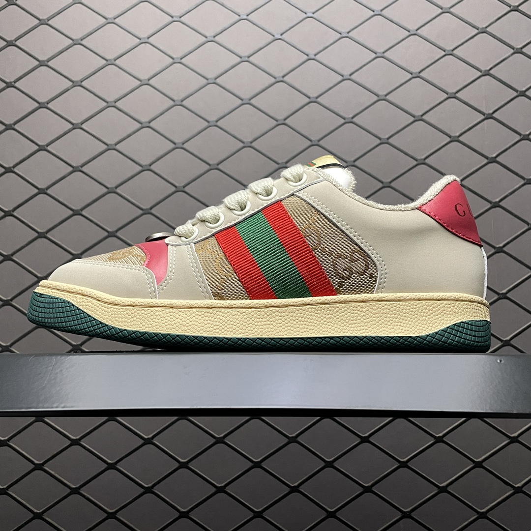 Replica GUCCI Shoe Gucci Screener Youth ShoesSize 27 28 29 30 31 32 33 34 35a