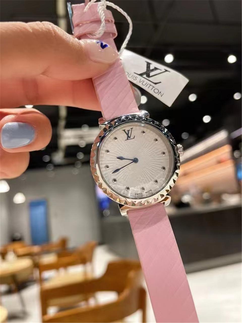 Replica LOUIS VUITTON LV 904l Stainless Steel Quartz Watch 36MM
