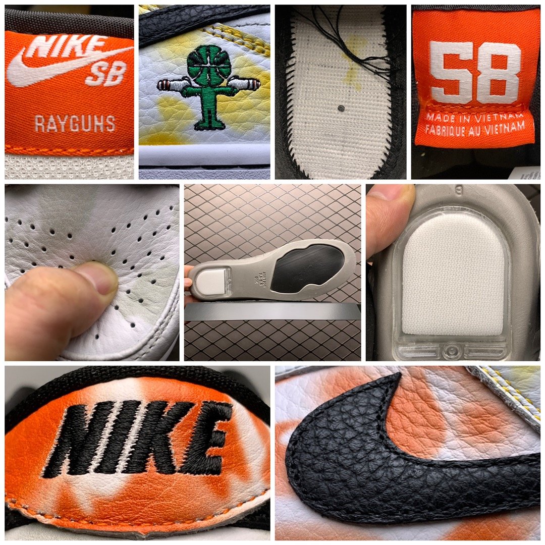Replica Nike Dunk SB Shoe Nike SB Dunk Low Pro QS Roswell Raygun BQ6832-101 40-47.5