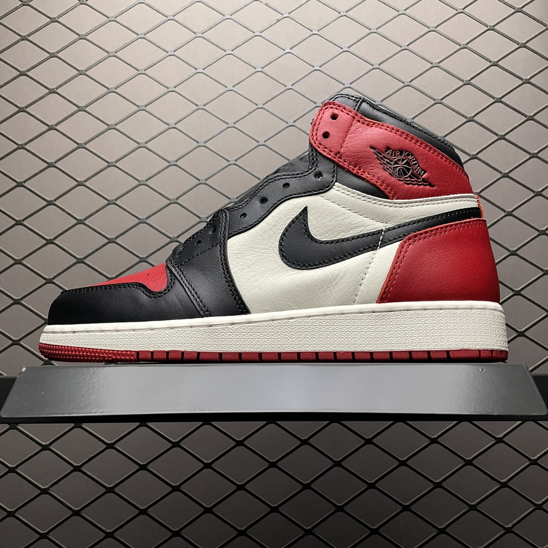Replica Air Jordan Shoe Jordan 1 Bred Toe AJ1 555088-610 575441
