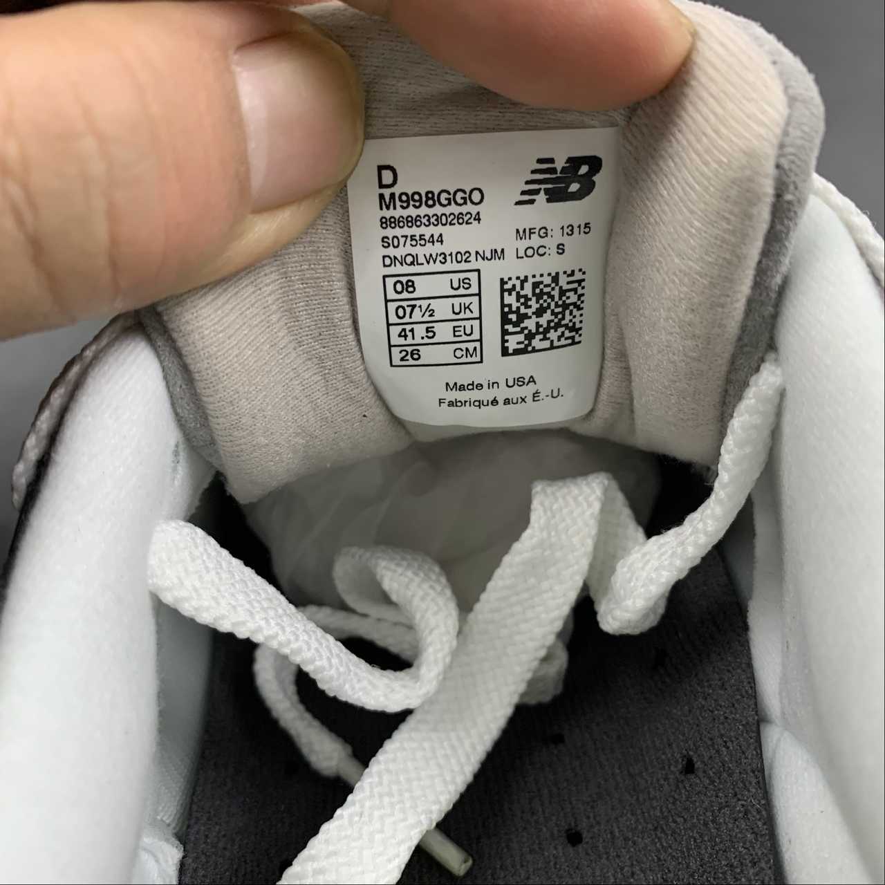 Replica New Balance Shoe New Balance NB998  M998GGO  39.5 40 40.5 41.5 42 42.5 43 44