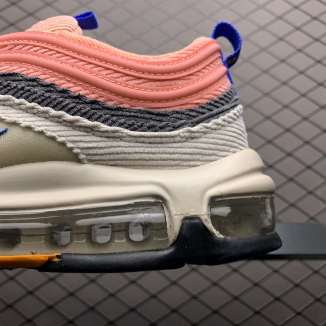 Replica Nike Air Max Shoe Nike Air Max 97 Pink Corduroy 3M CQ7512-046 36-45