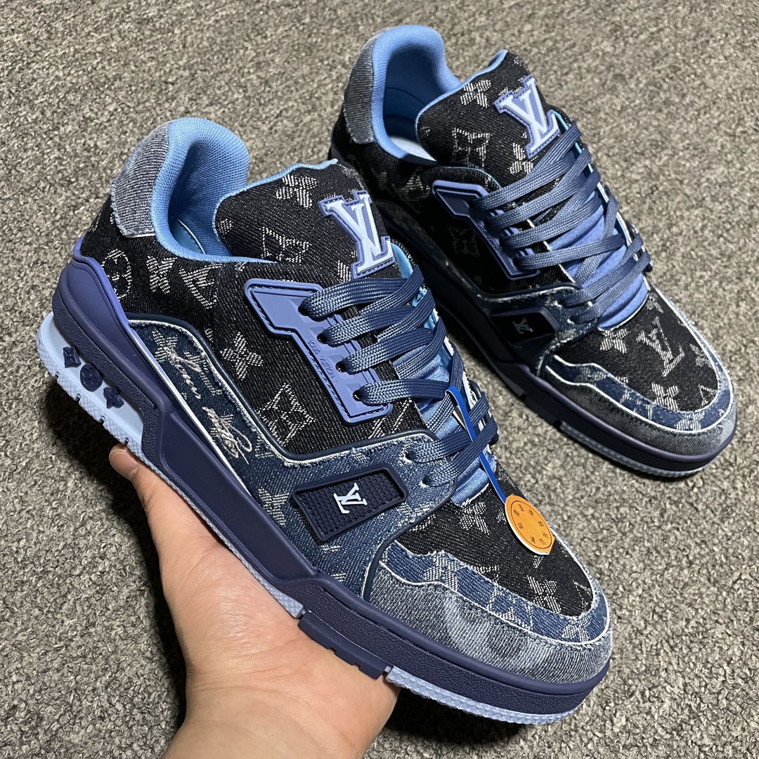 Replica Louis Vuitton Shoe Louis Vuitton LV Trainer Size 38-46C
