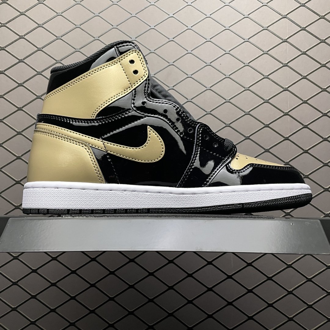 Replica Air Jordan Shoe Air Jordan 1 Retro High NRG Patent Cold Toe AJ1 861428-007 Size 40-47