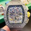 Replica Richard Mille Carbon Fiber Automatic Machine Watch 42MM