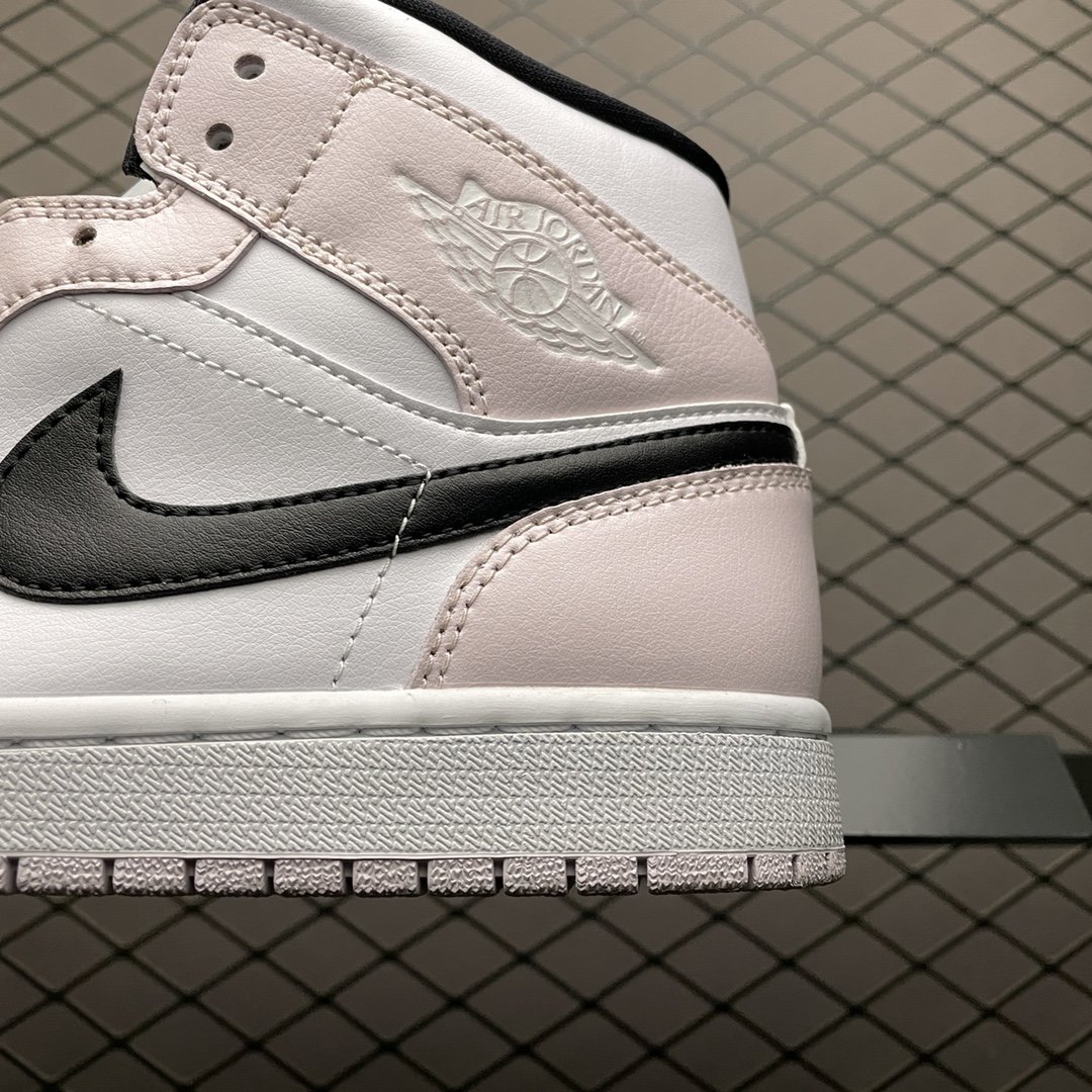 Replica Air Jordan Shoe Air Jordan 1 Mid Barely Rose AJ1 BQ6472-500 36-40