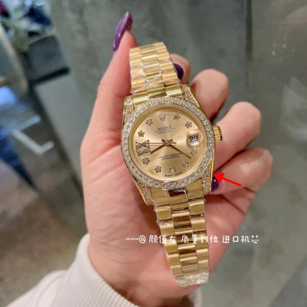 Replica Rolex Datejust 904l Stainless Steel Quartz Watch 31mm