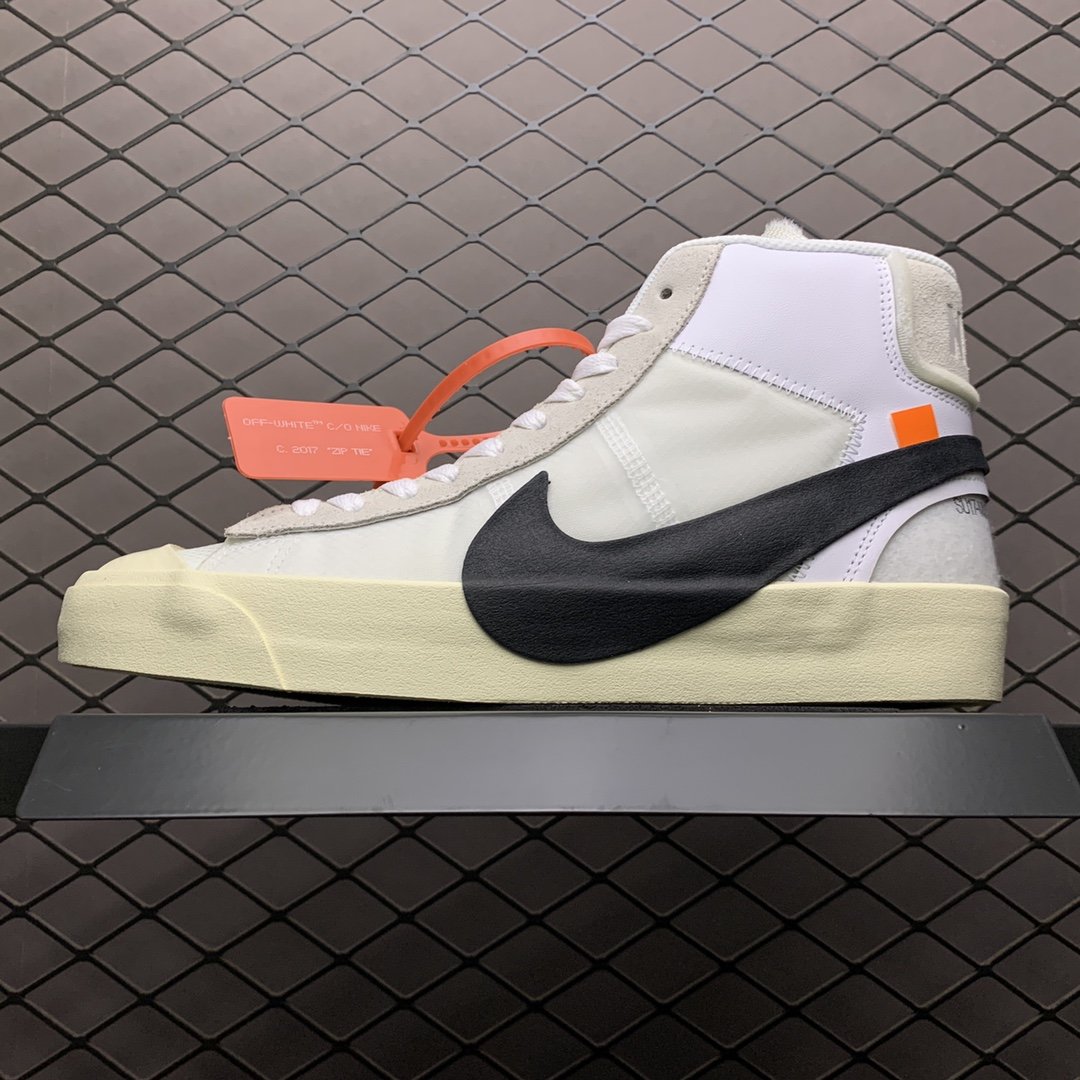 Replica OFF White Shoe Off-White X Nike Blazer Mid OW AA3832-100 36-46