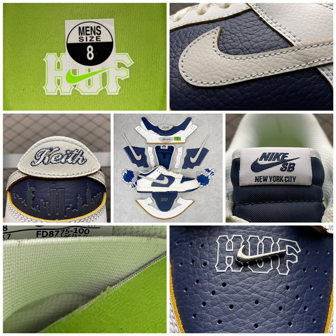 Replica Nike Dunk SB Shoe HUF x Nike Dunk SB Low    FD8775-100