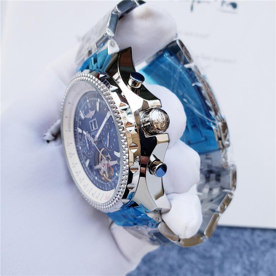Replica BREITLING 904l Stainless Steel Automatic Machine Watch 46MM