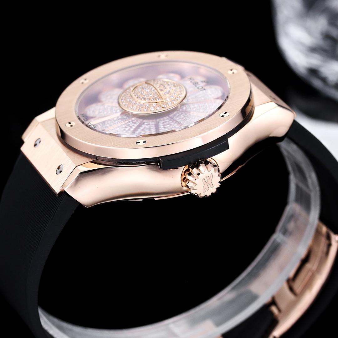 Replica Hublot 904l Stainless Steel Automatic Mechanical Watch 43MM