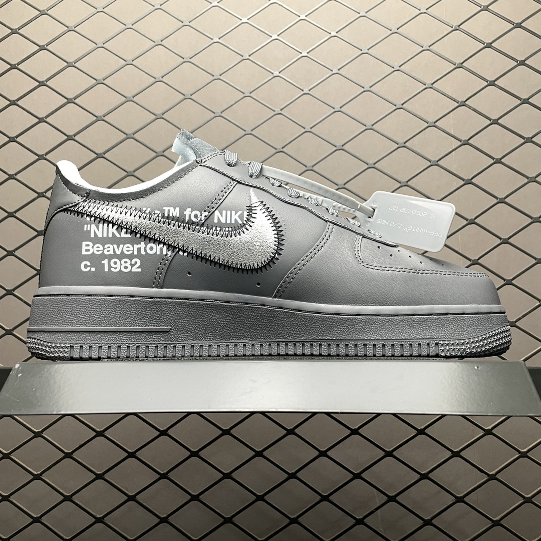 Replica OFF White Shoe X Nike Air Force 1 Grey OW SIZE 40-47.5