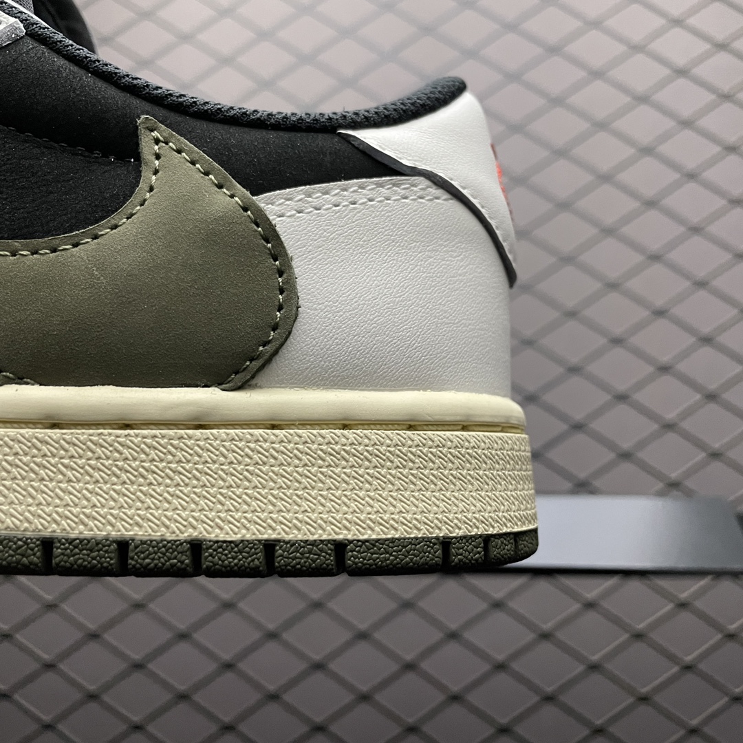 Replica Travis Scott Shoe Travis Scott x Air Jordan 1 Low Olive DZ4137-106 Size 36-47.5