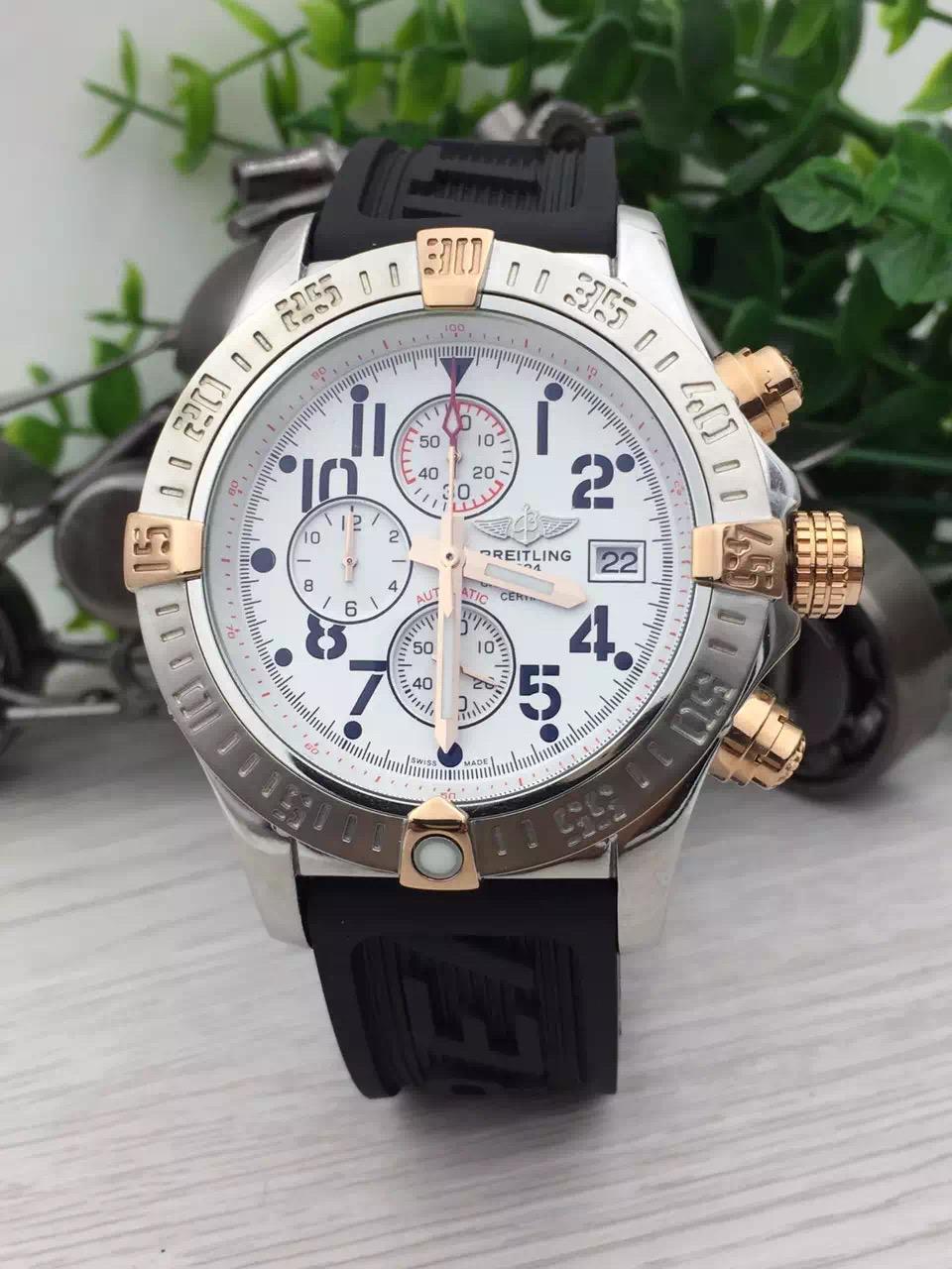 Replica BREITLING 904l Stainless Steel Quartz Watch 46MM