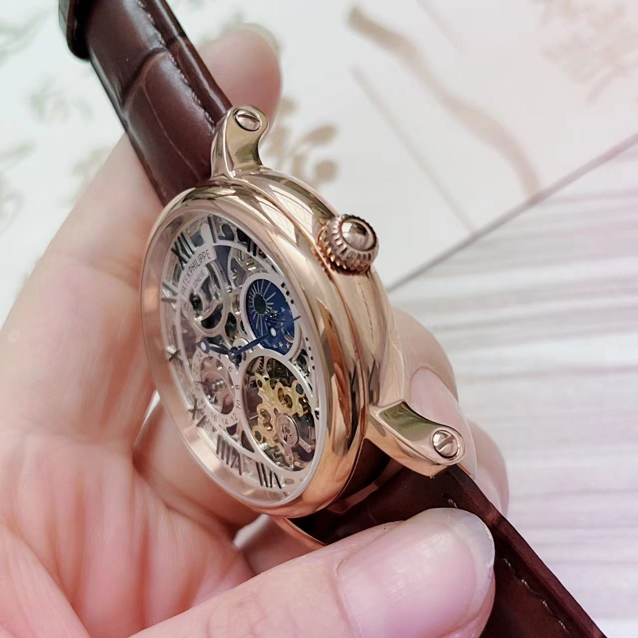 Replica Patek Philippe Tourbillon 904l Stainless Steel Automatic Mechanical Watch 43mm