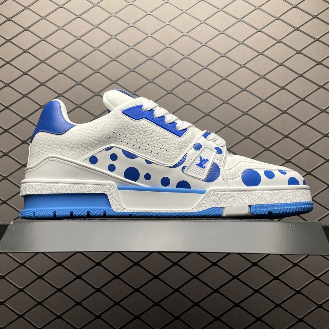 Replica Louis Vuitton Shoe Yayoi Kusama x Louis Vuitton LV Trainer  Size 38-45