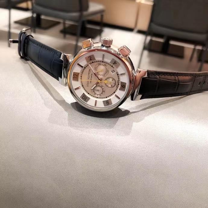 Replica LOUIS VUITTON LV 904l Stainless Steel Quartz Watch 41MM