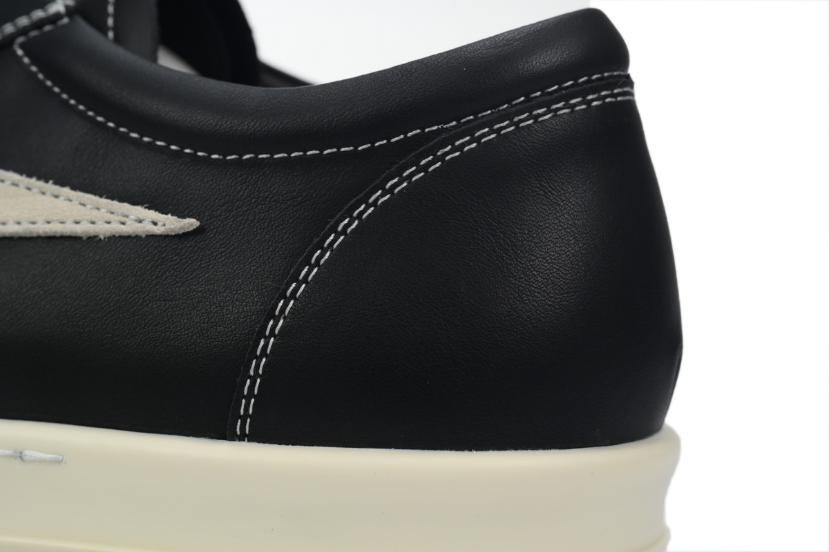 Replica Rick Owens Shoe  Rick Owens Strobe Vintage Low ‘Black Milk’
