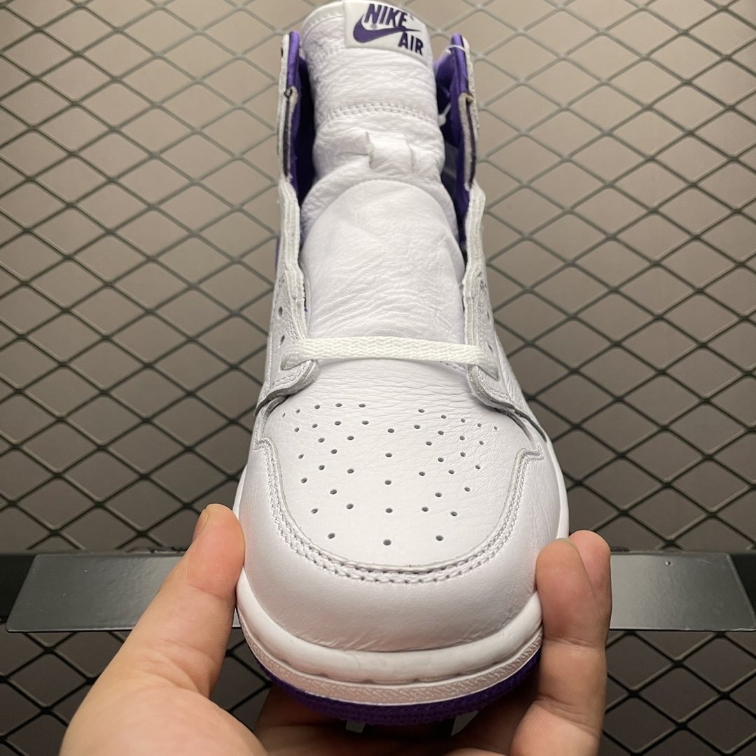 Replica Air Jordan Shoe Air Jordan 1 Retro Hi OG Court Purple CD0461-151 36-47
