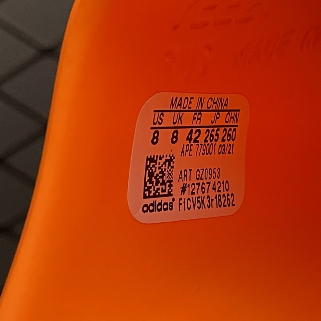 Replica Adidas Yeezy Shoe AD Original Yeezy Slide Enflame Orange GZ0953 37-47