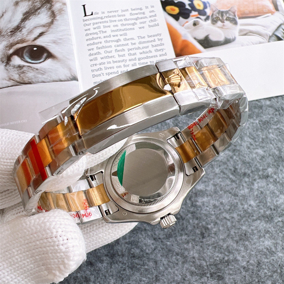 Replica Rolex Yacht Master 904l Stainless Steel Automatic Mechanical Watch 40mm
