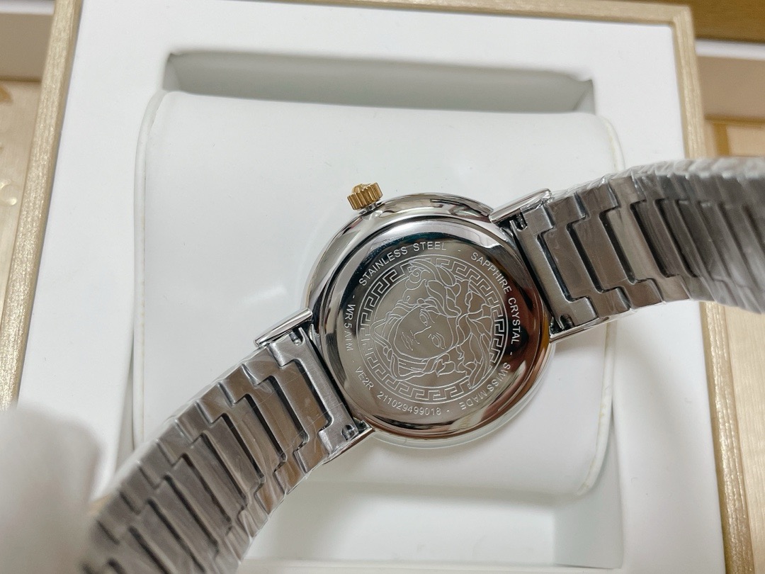 Replica Versace 904l Stainless Steel Quartz Watch 36MM