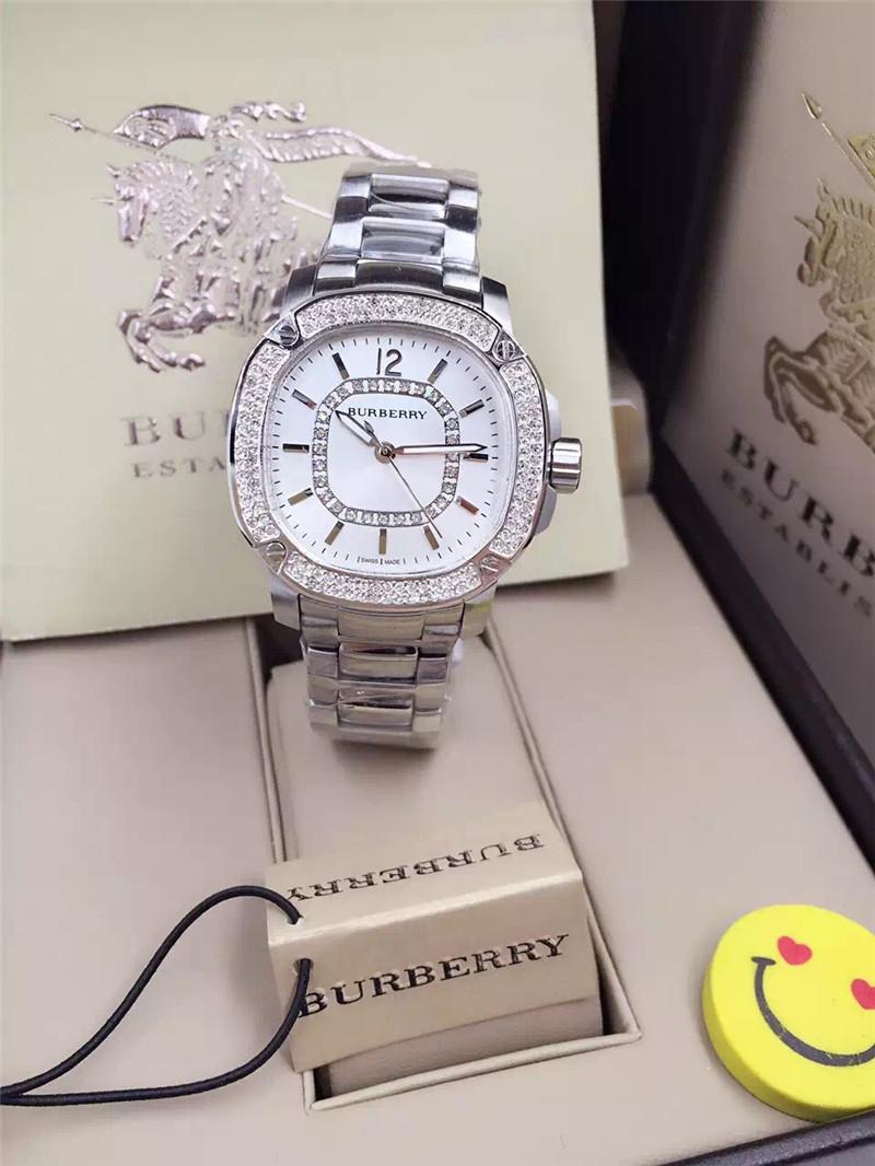 Replica Burberry 904l Stainless Steel Quartz Watch 34MM