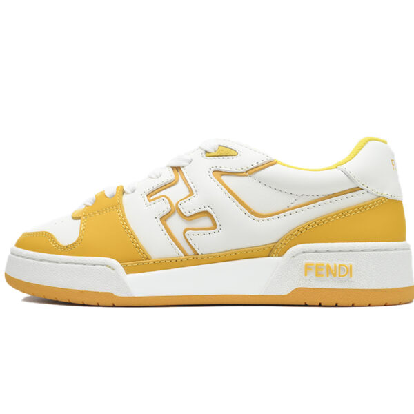 Replica Fendi Shoe Fendi Match White Yellow