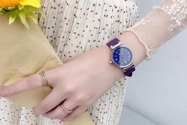 Replica LOUIS VUITTON LV 904l Stainless Steel Quartz Watch 33MM