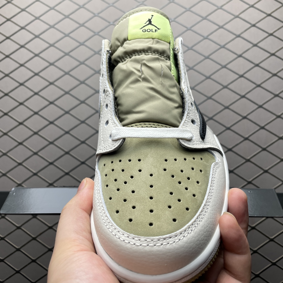 Replica Air Jordan Shoe Travis Scott x Air Jordan 1 Golf AJ1 FZ3124-200 Size 40-47.5